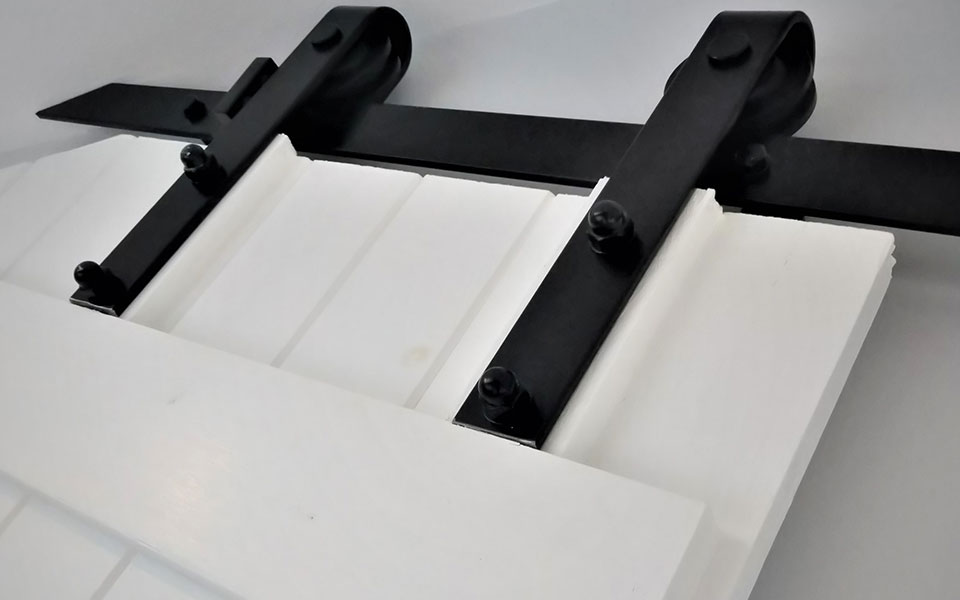 Top hung sliding door