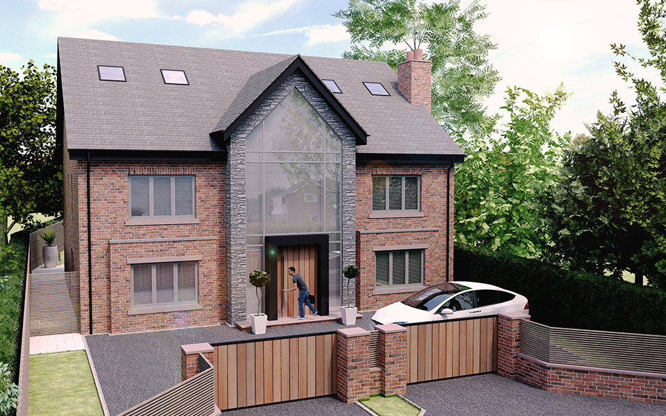 New build dwelling Preston